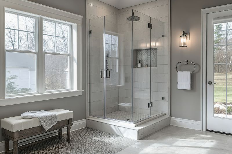 Modern Walk-In Shower with Frameless Glass